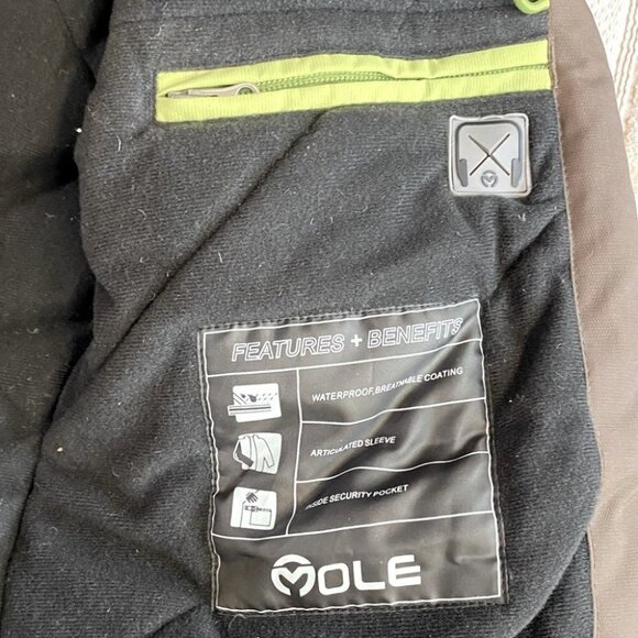 Mole Brown Ski Snowboard Winter Coat Snow Jacket M - Picture 11 of 16